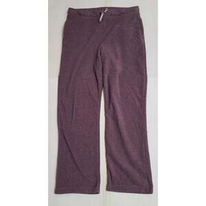 L.L. Bean Ultra Soft Sweats Womens Size Medium Fleece Straight Leg Relaxed Cozy